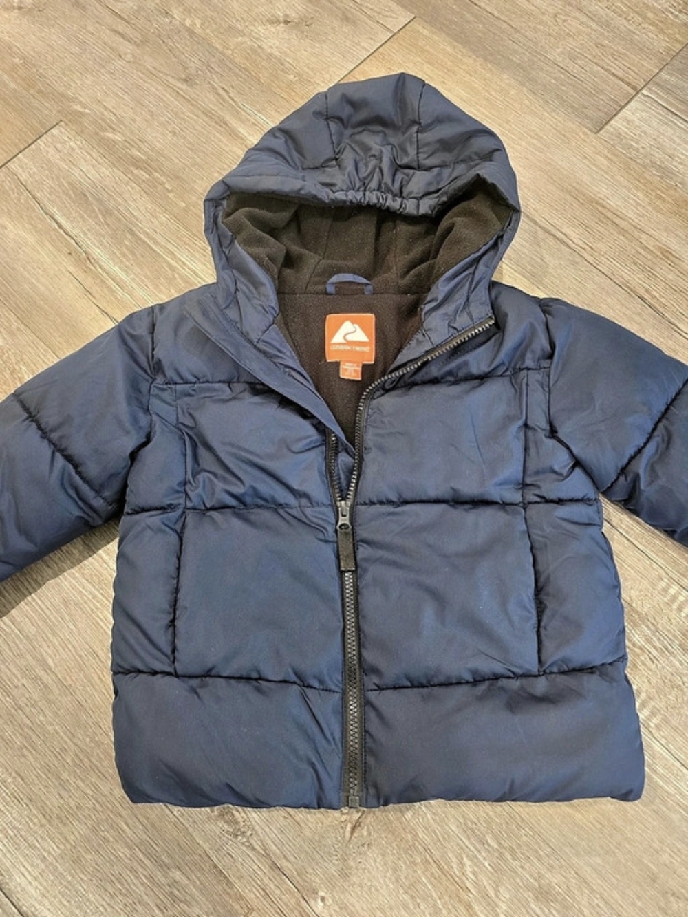 Ozark Trail Toddler Heavyweight Puffer Jacket Girls XS Blue